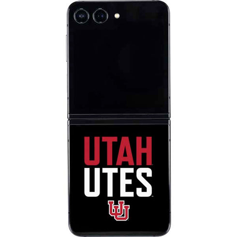 University of Utah Interlocking U Galaxy Z Flip5 5G Skin