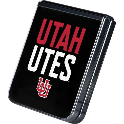 University of Utah Interlocking U Galaxy Z Flip5 5G Skin