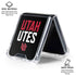 University of Utah Interlocking U Galaxy Z Flip6 Clear Case