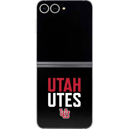 University of Utah Interlocking U Galaxy Z Flip6 Skin