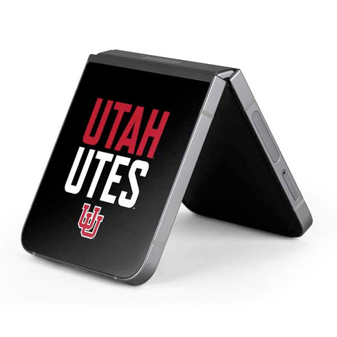 University of Utah Interlocking U Galaxy Z Flip6 Skin