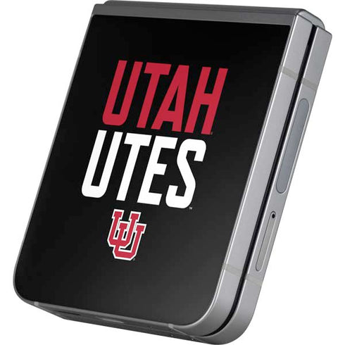 University of Utah Interlocking U Galaxy Z Flip6 Skin