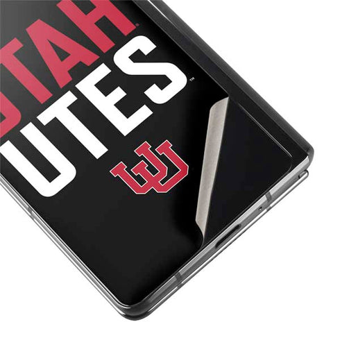 University of Utah Interlocking U Galaxy Z Fold2 5G Skin