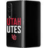 University of Utah Interlocking U Galaxy Z Fold4 5G Skin