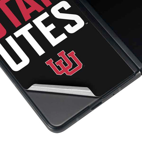 University of Utah Interlocking U Galaxy Z Fold4 5G Skin