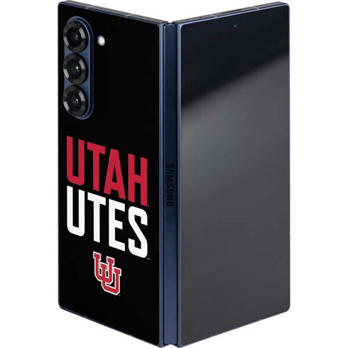 University of Utah Interlocking U Galaxy Z Fold6 Skin
