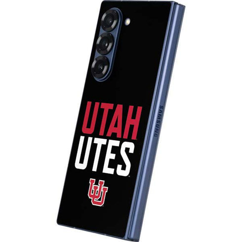 University of Utah Interlocking U Galaxy Z Fold6 Skin