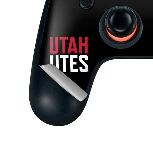 University of Utah Interlocking U Google Stadia Controller Skin