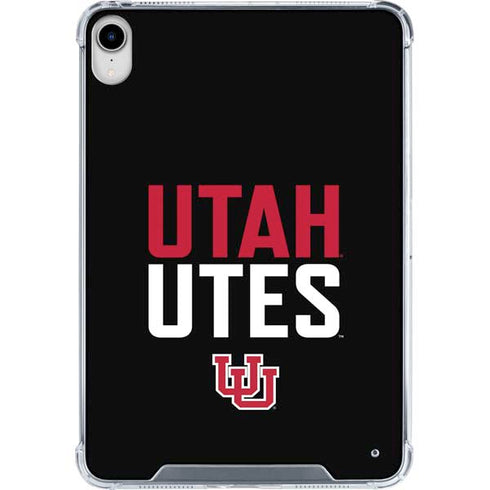 University of Utah Interlocking U iPad 11th Gen (2025) Clear Case