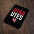 University of Utah Interlocking U Apple iPad Skin