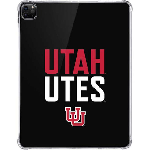 University of Utah Interlocking U iPad Pro 11in (2024) Clear Case