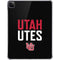 University of Utah Interlocking U iPad Pro 11in (2024) Clear Case