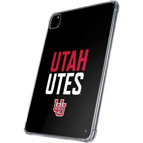 University of Utah Interlocking U iPad Pro 11in (2024) Clear Case