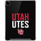 University of Utah Interlocking U iPad Pro 12.9in (2020) Clear Case