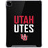 University of Utah Interlocking U iPad Pro 12.9in (2020) Clear Case