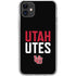University of Utah Interlocking U iPhone 11 Clear Case
