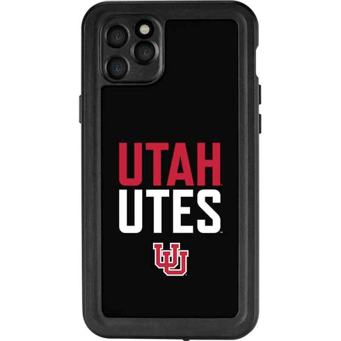 University of Utah Interlocking U iPhone 11 Pro Max Waterproof Case