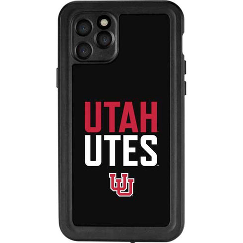 University of Utah Interlocking U iPhone 11 Pro Waterproof Case