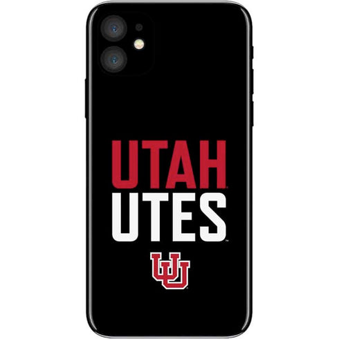 University of Utah Interlocking U iPhone 11 Skin