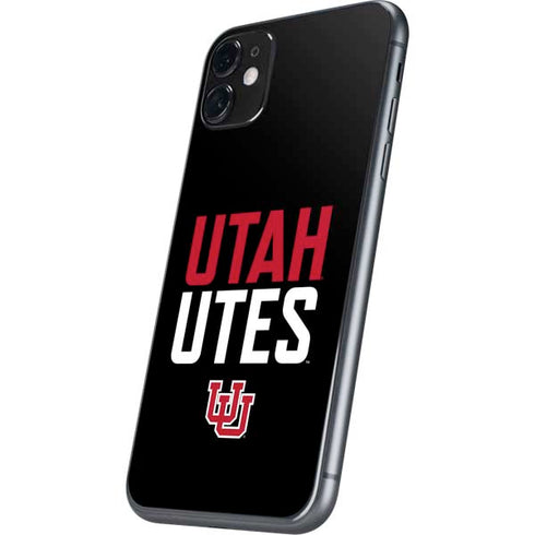 University of Utah Interlocking U iPhone 11 Skin