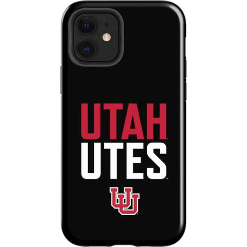 University of Utah Interlocking U iPhone 12 Impact Case