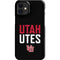 University of Utah Interlocking U iPhone 12 Mini Lite Case