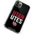 University of Utah Interlocking U iPhone 12 Pro Clear Case