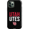 University of Utah Interlocking U iPhone 12 Pro Impact Case