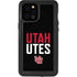 University of Utah Interlocking U iPhone 12 Pro Max Waterproof Case