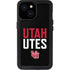 University of Utah Interlocking U iPhone 13 Mini Waterproof Case