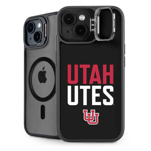 University of Utah Interlocking U iPhone 14 Kickstand Case