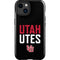 University of Utah Interlocking U iPhone 14 Plus Impact Case