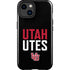 University of Utah Interlocking U iPhone 14 Plus Impact Case