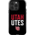 University of Utah Interlocking U iPhone 14 Pro Impact Case