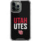 University of Utah Interlocking U iPhone 14 Pro Max Clear Case