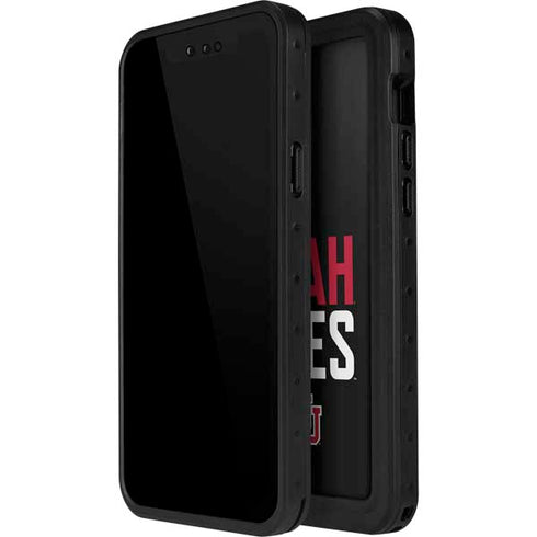 University of Utah Interlocking U iPhone 14 Pro Max Waterproof Case