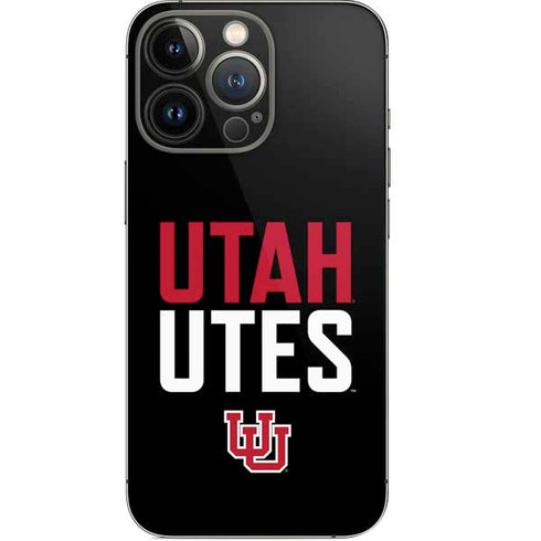 University of Utah Interlocking U iPhone 14 Pro Skin