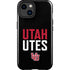 University of Utah Interlocking U iPhone 15 Impact Case