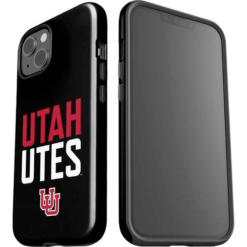 University of Utah Interlocking U iPhone 15 Impact Case