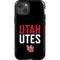 University of Utah Interlocking U iPhone 15 Plus Impact Case