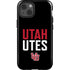 University of Utah Interlocking U iPhone 15 Plus Impact Case