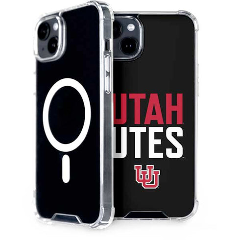 University of Utah Interlocking U iPhone 15 Plus MagSafe Case
