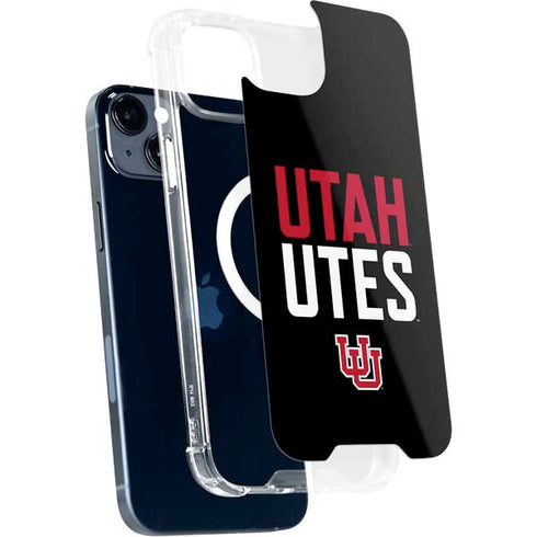 University of Utah Interlocking U iPhone 15 Plus MagSafe Case