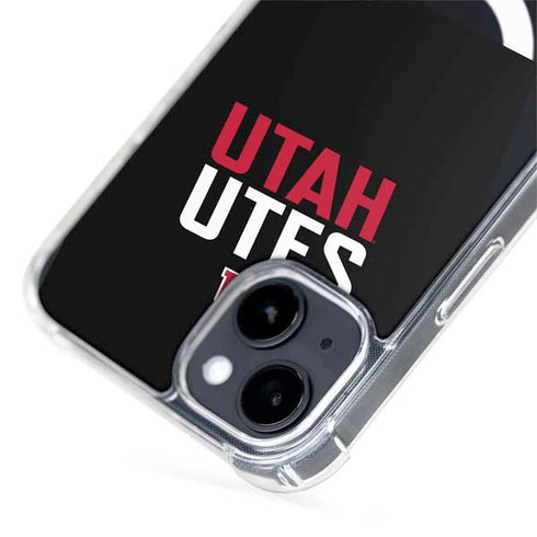 University of Utah Interlocking U iPhone 15 Plus MagSafe Case