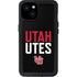 University of Utah Interlocking U iPhone 15 Plus Waterproof Case