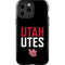 University of Utah Interlocking U iPhone 15 Pro Max Impact Case