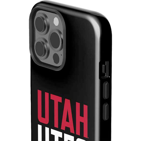 University of Utah Interlocking U iPhone 15 Pro Max Impact Case