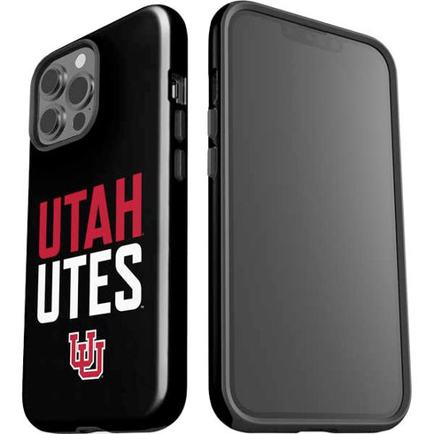 University of Utah Interlocking U iPhone 15 Pro Max Impact Case