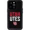University of Utah Interlocking U iPhone 15 Pro Waterproof Case