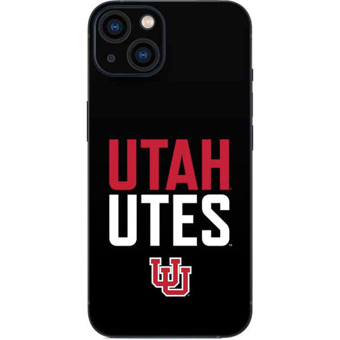 University of Utah Interlocking U iPhone 15 Skin
